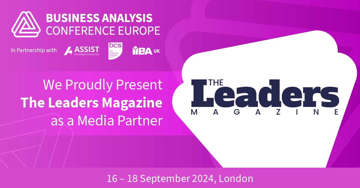 Get Ready for an Unforgettable Experience at the Business Analysis Conference, 16 – 18 September 2024, London!